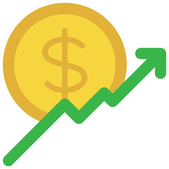 Financial Increase Icon