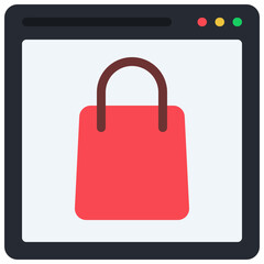 Online Shopping Website Icon