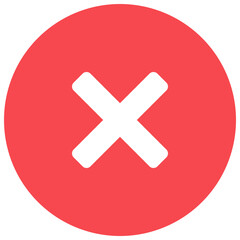 Obraz premium No Circle Icon