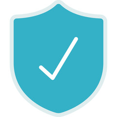 Tick Shield Icon