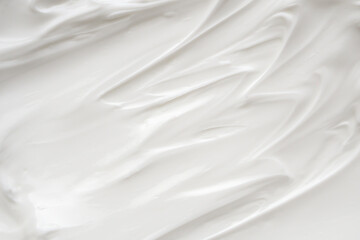 Fototapeta na wymiar White lotion beauty skincare cream texture cosmetic product background