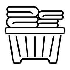 Washing clothes in a bucket denoting hygiene and cleaning