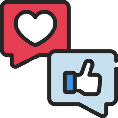 Obraz premium Social Media App Icon