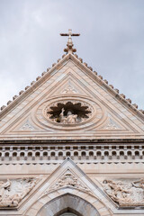 Fototapeta premium Exterior view of the Naples Cathedral, Naples, Italy