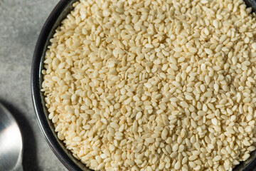Homemade Organic White Sesame Seeds