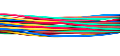 Colorful power copper electrical wire