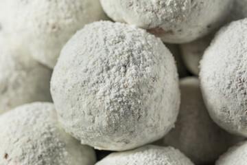 Fototapeta na wymiar Homemade Sweet Powdered Donut Holes