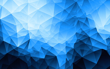 Obraz premium Blue background texture, wavy sea pattern , icy windy and curvy illustration winter art 