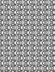 Black and white abstract geometric pattern