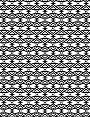 Black and white abstract geometric pattern