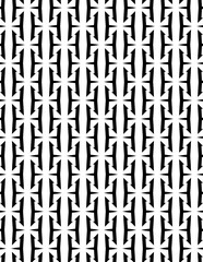 Black and white abstract geometric pattern
