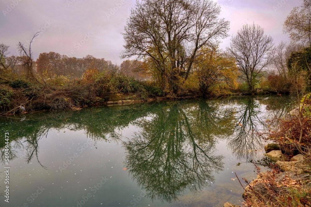 Poster Reflets en automne.