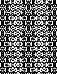 Black and white Geometric seamless patterns.  Seamless geometric coloring pages.