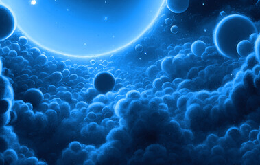 Blue background texture, wavy sea pattern , icy windy and curvy illustration winter art
