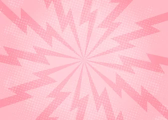 Foto auf Alu-Dibond comic pink background.  © Sathaporn