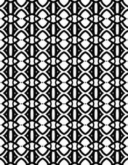 Black and white Geometric seamless patterns.  Seamless geometric coloring pages.