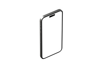 Smartphone. Mobile phone Template. Telephone 3d