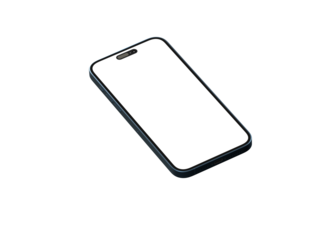 realistic smartphone template mockup for user experience presentation - mockup