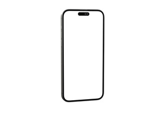 3d render illustration hand holding the white smartphone - mockup