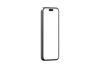 3d render illustration hand holding the white smartphone - mockup