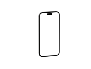 realistic smartphone template mockup for user experience presentation. Stylish concept design for websites, applications and landing pages.