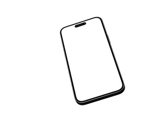 realistic smartphone template mockup for user experience presentation. Stylish concept design for websites, applications and landing pages.