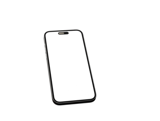 realistic smartphone template mockup for user experience presentation. Stylish concept design for websites, applications and landing pages.