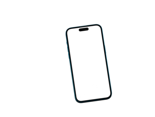 realistic smartphone template mockup for user experience presentation. Stylish concept design for websites, applications and landing pages.