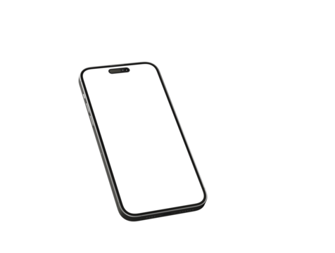 Mock up of smartphone - 3d rendering
