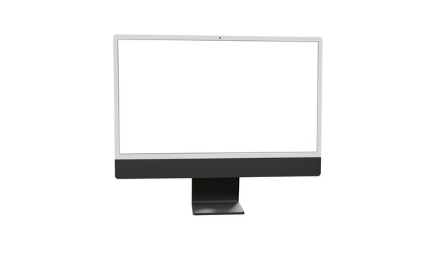 Computer screen mockup. PC monitor template. - modern