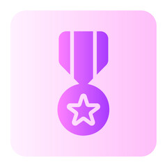 Obraz premium medal gradient icon