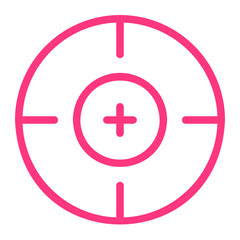 Fototapeta premium target gradient icon