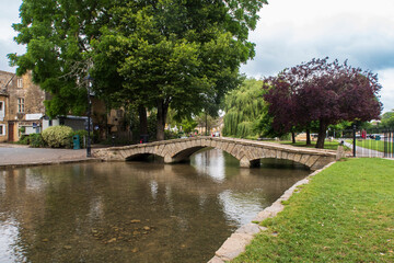The village and stream of Bourton on the Water