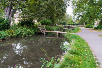 The village and stream of Lower Slaughter