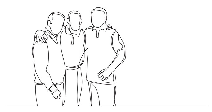 senior friends standing together as team - PNG image with transparent background