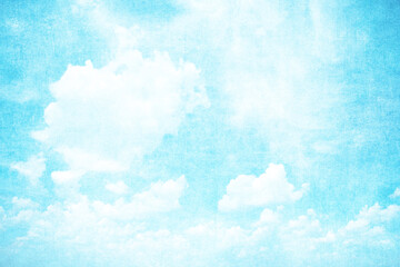 Fototapeta na wymiar Grunge blue sky background with space for text