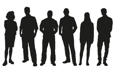 People silhouettes 33