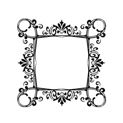 frames in vintage style with elements of ornament, art, pattern, background, texture