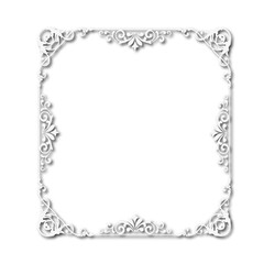 frames in vintage style with elements of ornament, art, pattern, background, texture