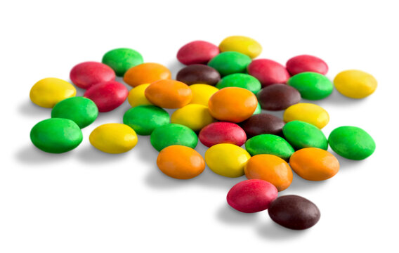 Colorful Chocolate Coated Candies