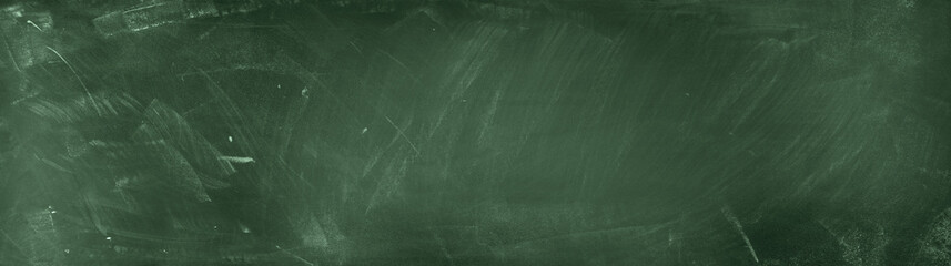 Green blackboard or chalkboard