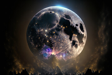 Moon's Full. Generative AI