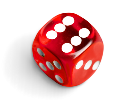 Set dice cubes composition with points