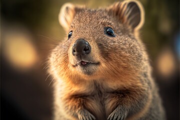  a close up of a small animal with a blurry background and a blurry background behind it, with a blurry background and blurry background, with a small animal, with a.