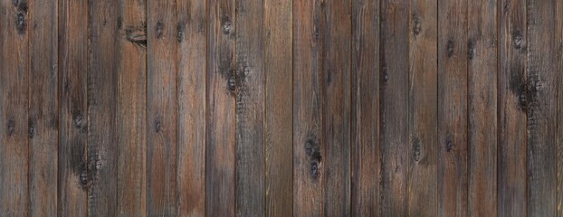 brown old wooden background. Vintage Wooden Dark Vertical Boards