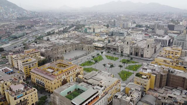 The Plaza Mayor de Lima, or Plaza de Armas de Lima, is considered one of the birthplaces of the city of Lima, as well as the core of the city. 