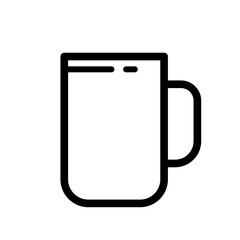 mug - vector icon