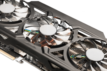 A modern computer graphics video card