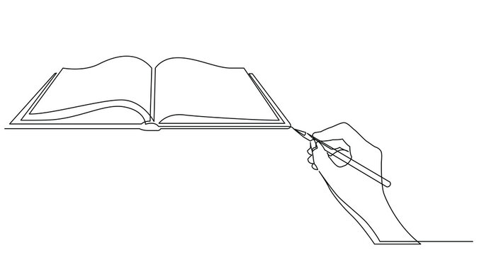 hand drawing business concept sketch of book opened - PNG image with transparent background