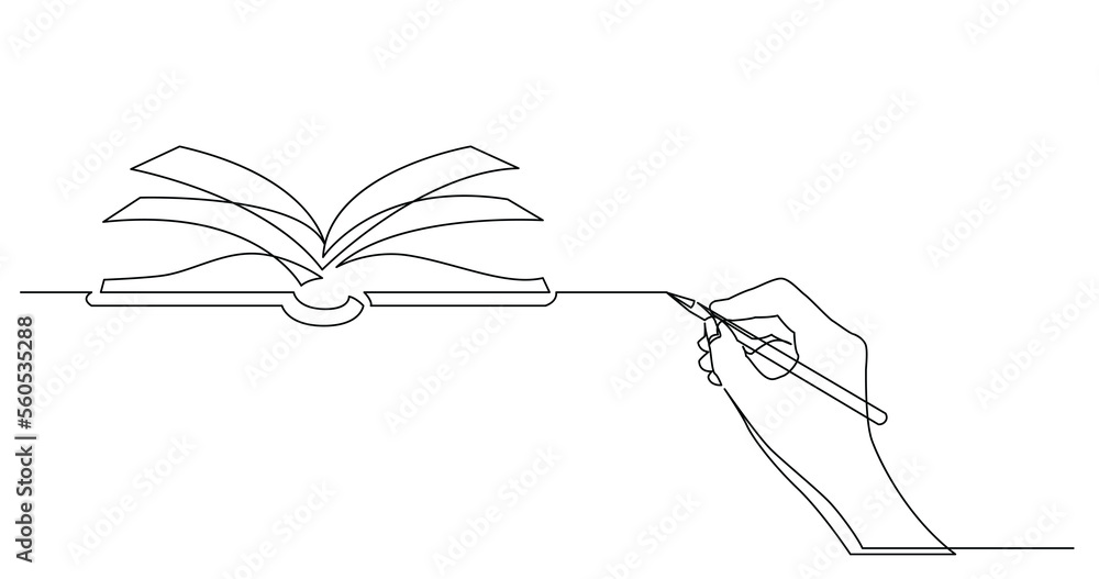 Poster hand drawing business concept sketch of open book - png image with transparent background